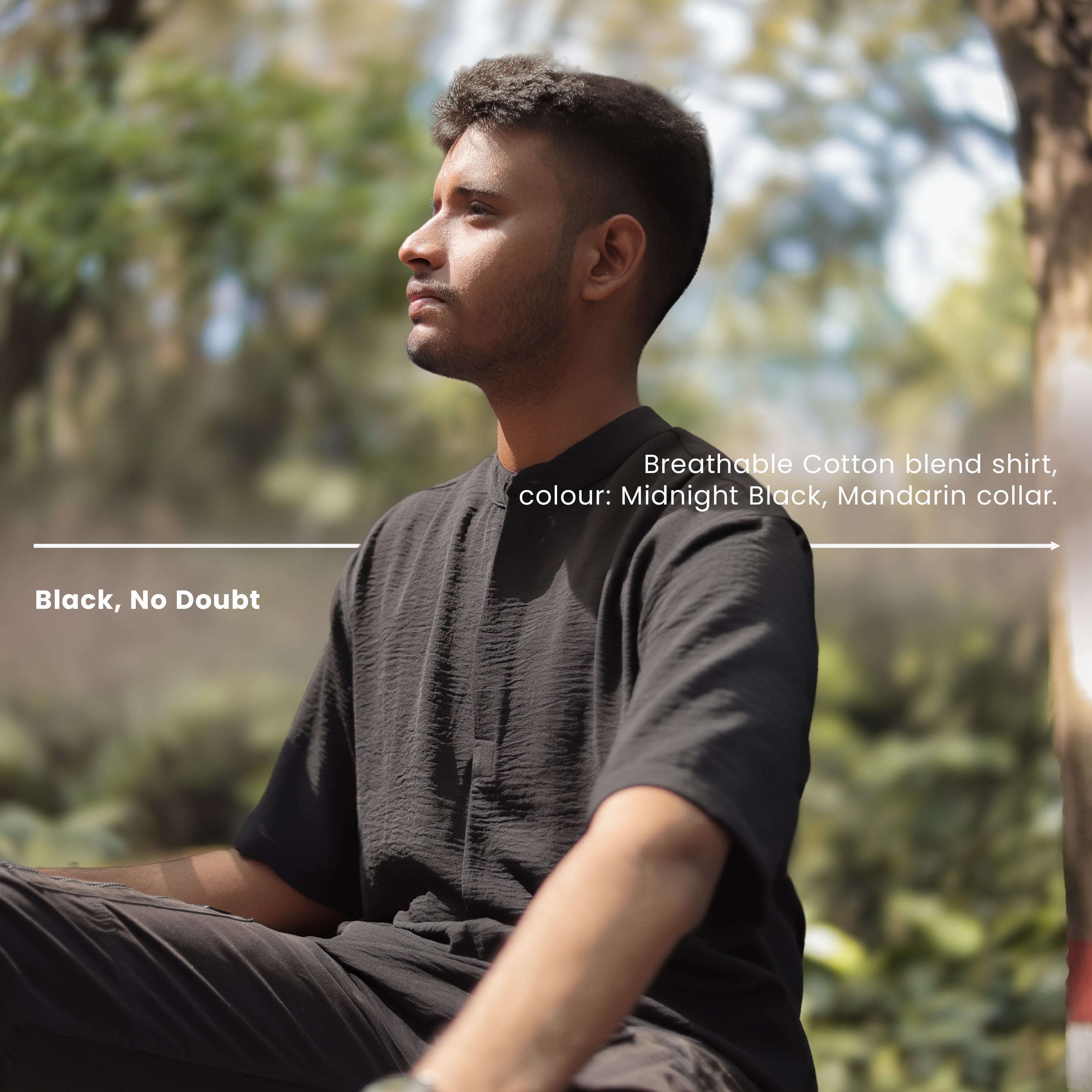 Mono Line Black Shirt